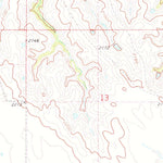 United States Geological Survey Dixon SE, SD (1971, 24000-Scale) digital map