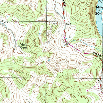 United States Geological Survey Dixon Springs, TN (1994, 24000-Scale) digital map