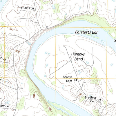 United States Geological Survey Dixon Springs, TN (2013, 24000-Scale) digital map