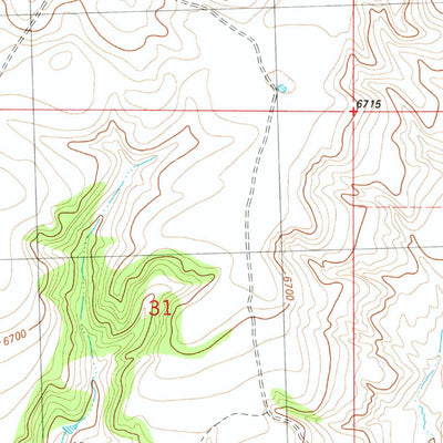 United States Geological Survey Dixon, WY-CO (1982, 24000-Scale) digital map