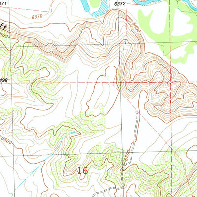 United States Geological Survey Dixon, WY-CO (1982, 24000-Scale) digital map