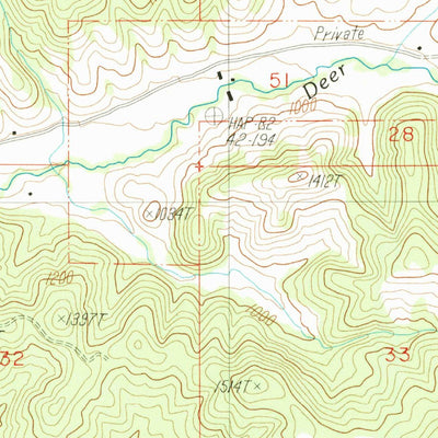 United States Geological Survey Dixonville, OR (1987, 24000-Scale) digital map