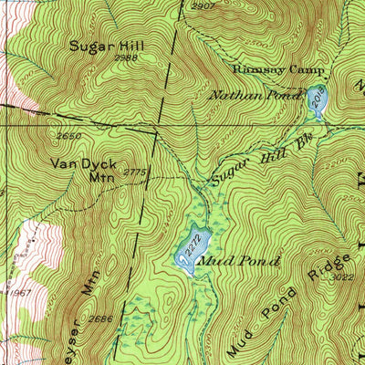 United States Geological Survey Dixville, NH-VT (1930, 62500-Scale) digital map