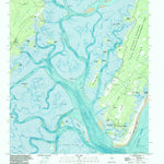 United States Geological Survey Doboy Sound, GA (1993, 24000-Scale) digital map