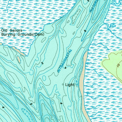 United States Geological Survey Doboy Sound, GA (1993, 24000-Scale) digital map