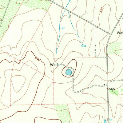 United States Geological Survey Dobrowolski, TX (1968, 24000-Scale) digital map