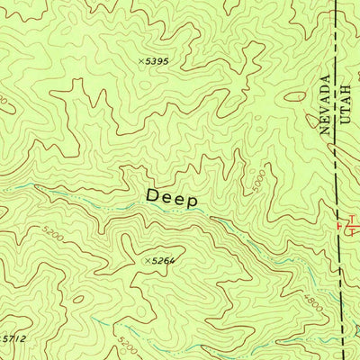 United States Geological Survey Docs Pass, NV-UT (1973, 24000-Scale) digital map