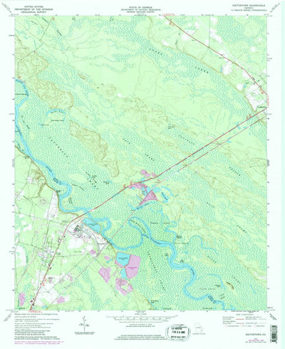 United States Geological Survey Doctortown, GA (1970, 24000-Scale) digital map