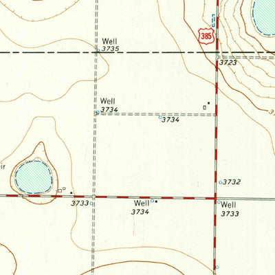 United States Geological Survey Dodd SE, TX (1963, 24000-Scale) digital map