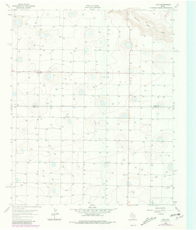 United States Geological Survey Dodd, TX (1963, 24000-Scale) digital map