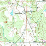 United States Geological Survey Doddridge, AR-LA (1952, 24000-Scale) digital map