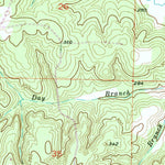 United States Geological Survey Doddridge, AR-LA (1952, 24000-Scale) digital map