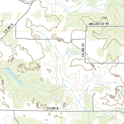 United States Geological Survey Doddridge NE, AR (2020, 24000-Scale) digital map