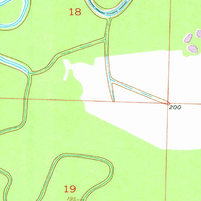 United States Geological Survey Doddridge NW, AR (1952, 24000-Scale) digital map
