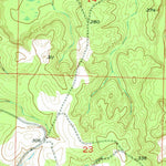 United States Geological Survey Doddridge NW, AR (1952, 24000-Scale) digital map