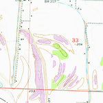 United States Geological Survey Doddridge SE, AR-LA (1952, 24000-Scale) digital map