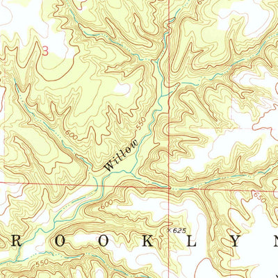 United States Geological Survey Doddsville, IL (1974, 24000-Scale) digital map