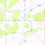 United States Geological Survey Dodge Butte, WY (1966, 24000-Scale) digital map