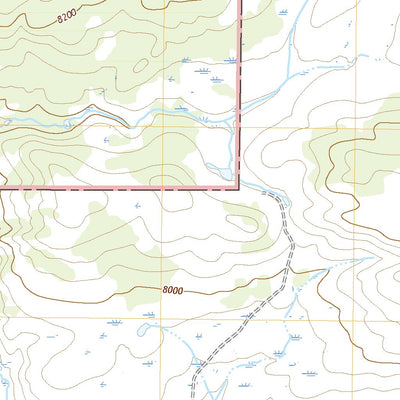 United States Geological Survey Dodge Butte, WY (2021, 24000-Scale) digital map