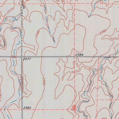 United States Geological Survey Dodge City, KS (1968, 24000-Scale) digital map