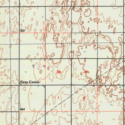 United States Geological Survey Dodge City, KS (1985, 100000-Scale) digital map