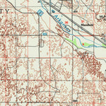 United States Geological Survey Dodge City, KS (1985, 100000-Scale) digital map