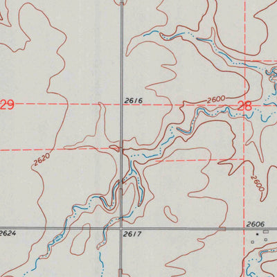 United States Geological Survey Dodge City NW, KS (1968, 24000-Scale) digital map