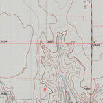 United States Geological Survey Dodge City SW, KS (1968, 24000-Scale) digital map