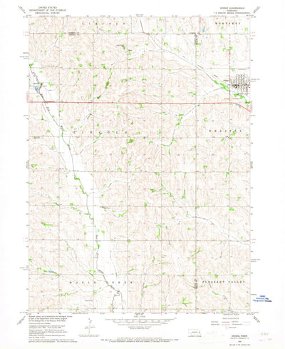United States Geological Survey Dodge, NE (1966, 24000-Scale) digital map