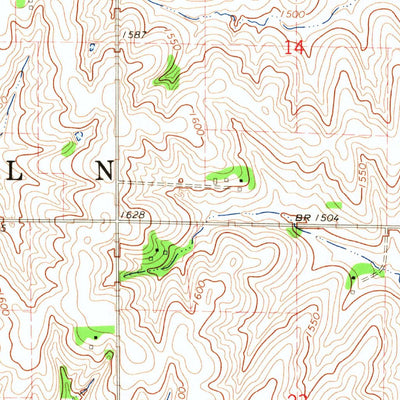 United States Geological Survey Dodge, NE (1966, 24000-Scale) digital map