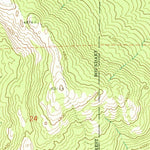 United States Geological Survey Dodge Peak, ID (1967, 24000-Scale) digital map