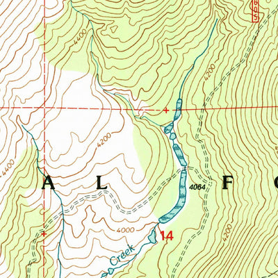 United States Geological Survey Dodge Peak, ID (1996, 24000-Scale) digital map