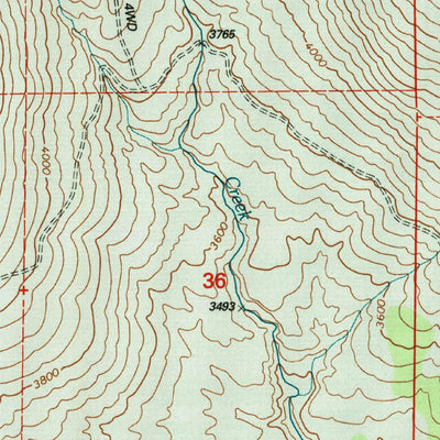 United States Geological Survey Dodge Peak, ID (1996, 24000-Scale) digital map