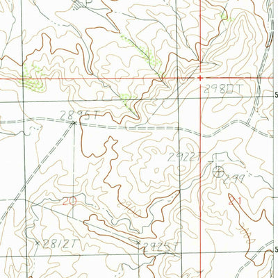 United States Geological Survey Dodge Reservoir, MT (1984, 24000-Scale) digital map