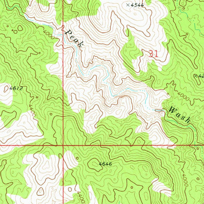 United States Geological Survey Dodge Spring, UT-NV (1973, 24000-Scale) digital map