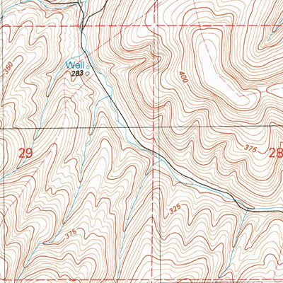 United States Geological Survey Dodge, WA (1981, 24000-Scale) digital map