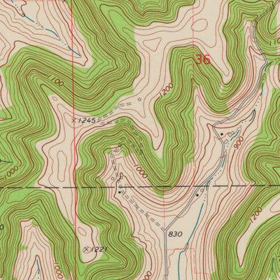 United States Geological Survey Dodge, WI (1973, 24000-Scale) digital map