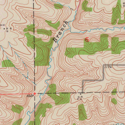 United States Geological Survey Dodgeville, WI (1952, 24000-Scale) digital map