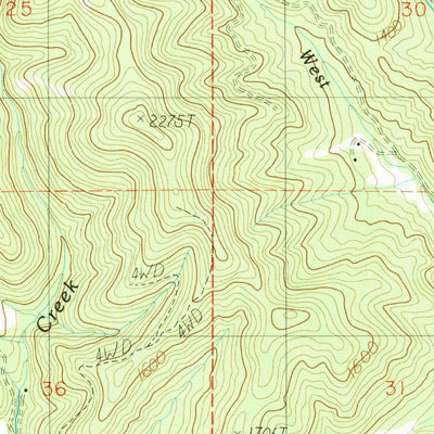 United States Geological Survey Dodson Butte, OR (1987, 24000-Scale) digital map