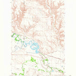 United States Geological Survey Dodson Dam, MT (1964, 24000-Scale) digital map