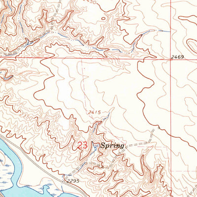 United States Geological Survey Dodson Dam, MT (1964, 24000-Scale) digital map
