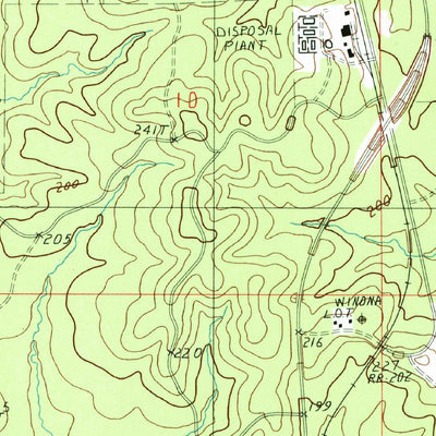 United States Geological Survey Dodson, LA (1985, 24000-Scale) digital map