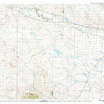 United States Geological Survey Dodson, MT (1984, 100000-Scale) digital map