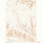 United States Geological Survey Dodson NE, MT (1964, 24000-Scale) digital map