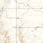 United States Geological Survey Dodson NE, MT (1964, 24000-Scale) digital map