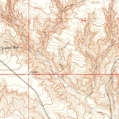 United States Geological Survey Dodson NE, MT (1964, 24000-Scale) digital map