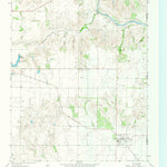 United States Geological Survey Dodson, TX-OK (1964, 24000-Scale) digital map