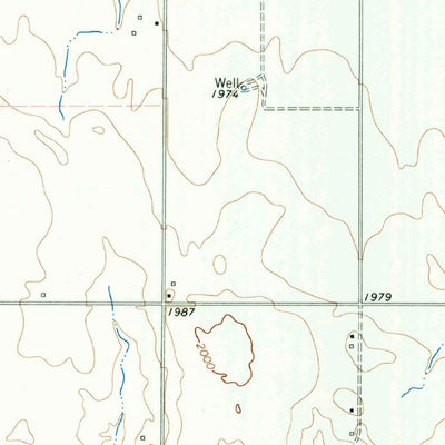 United States Geological Survey Dodson, TX-OK (1964, 24000-Scale) digital map