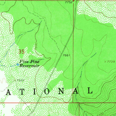 United States Geological Survey Doe Canyon, CO (1965, 24000-Scale) digital map