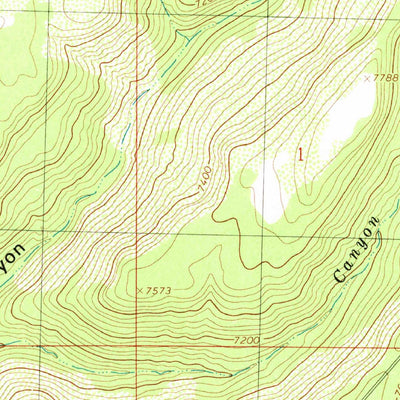 United States Geological Survey Doe Canyon, CO (1993, 24000-Scale) digital map